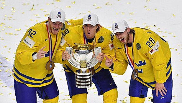 Сборная Швеции выиграла чемпионат мира по хоккею