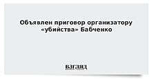 "Убийце" Бабченко вынесли приговор