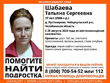 В Челябинской области пропала девочка