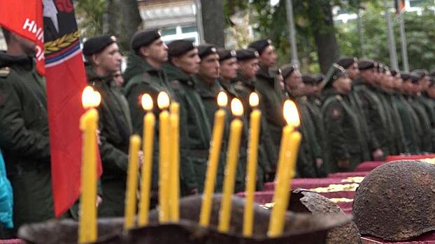 Останки советского солдата перезахоронили в Ногинске