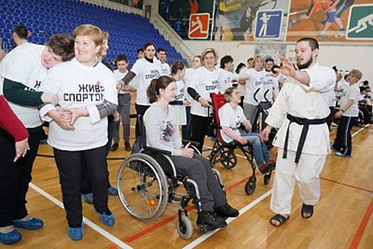 Отделение адаптивного карате появилось на территории Дворца спорта в Пушкине