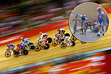 Французский судья спас велогонщиков от трагедии, драма на соревнованиях