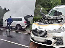SHOT: в РФ пожаловались на возгорающиеся на ходу BMW Х7 из-за заводского брака