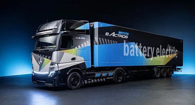 Представлен электрический тягач Mercedes-Benz eActros LongHaul: до 800 километров без подзарядки