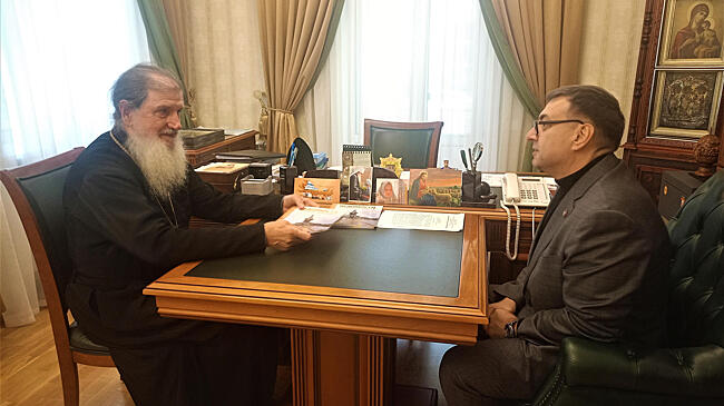 Председатель Оренбургского горсовета встретился с митрополитом Оренбургским и Саракташским