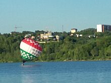 Аэростат «упал» в Яченское водохранилище по требованию пассажиров