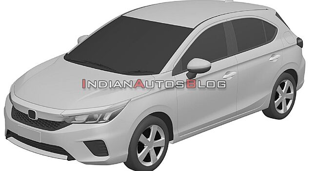 Появились новые патентные изображения Honda City Hatchback