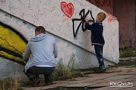 В Краснодаре ищут незаконных граффитистов