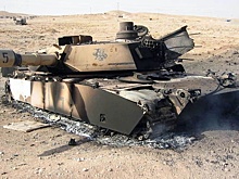 Появились первые кадры уничтожения танка Abrams