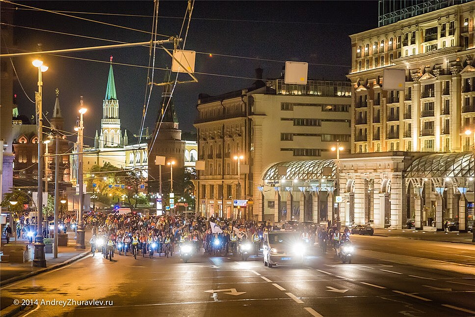 29 июня в Москве стартует XII Московская Международная Велоночь