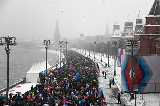 Около 1 тысячи человек собрали левые силы в центре Москвы