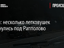 Видео: несколько легковушек столкнулись под Рапполово