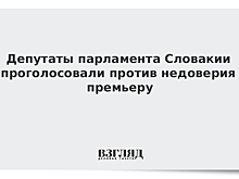 Парламент Словакии не вынес вотум недоверия правительству республики