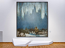 В Третьяковке представили отреставрированное панно Коровина "Северное сияние"