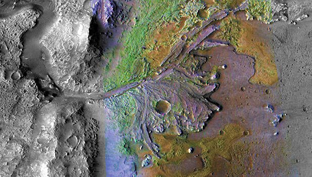 Стало известно о речных каньонах на Марсе