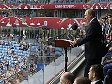 Путин не стал отвечать на вопрос, выиграет ли сборная России ЧМ по футболу