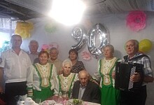 Труженик тыла из Бейсужка Второго принимал гостей на 90-летие