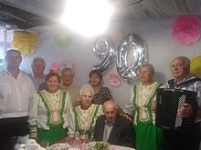 Труженик тыла из Бейсужка Второго принимал гостей на 90-летие