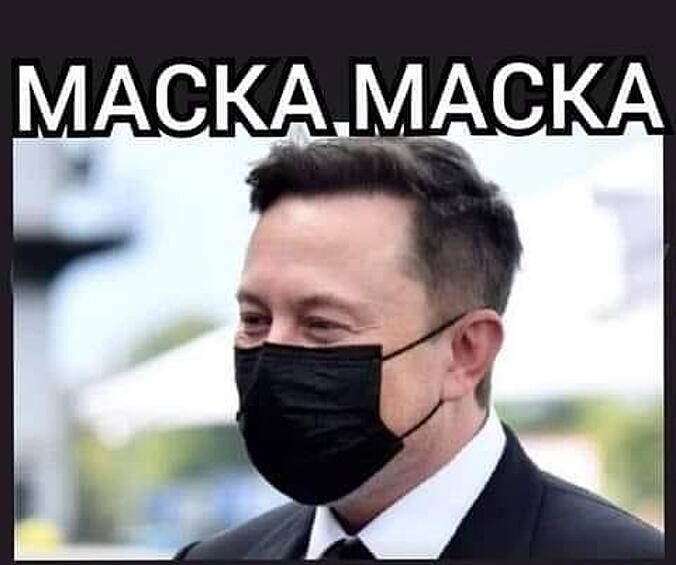 У Илона Маска, определенно, есть своя маска. 