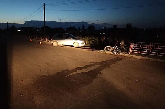 В Иркутской области два несовершеннолетних мотоциклиста пострадали в ДТП