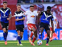 Дубль Баумгартнера помог клубу «РБ Лейпциг» переиграть «Гамбург»