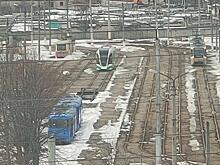 В Курск прибыл новый вагон трамвая «Львёнок»