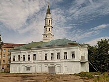 Казанская мечеть Иске Таш "переходит" улицу Меховщиков