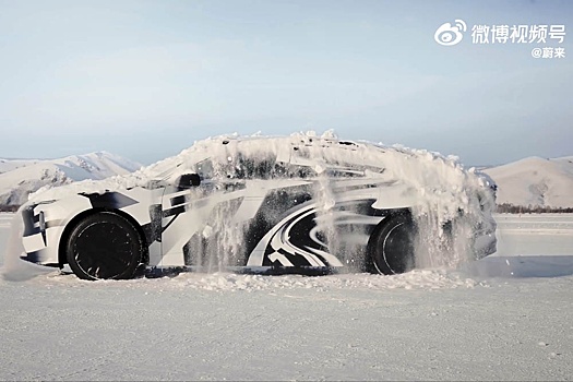 Китайская компания показала машину, которая умеет отряхиваться от снега