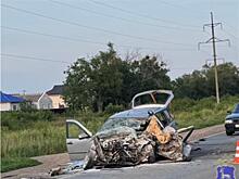 Под Самарой погиб водитель Lada Kalina, врезавшись в грузовик