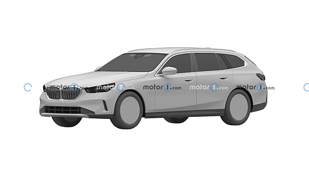 BMW 5-Series Touring 2024 года представлен в патентных чертежах