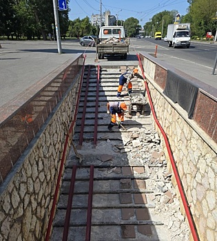 В Ростове начали ремонтировать подземный переход на Шолохова