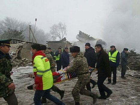 Разбившийся под Бишкеком самолет не вписался в полосу