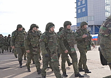 Вторая группа мобилизованных граждан с Камчатки отправилась к местам проведения боевого слаживания на базе учебных центров ВС РФ