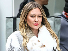 Хилари Дафф на съемках телесериала «Юная»