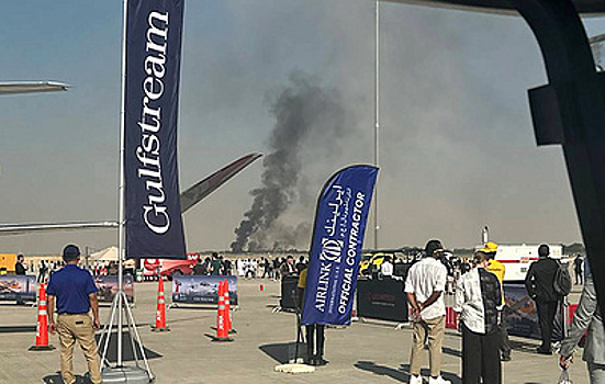 В Минобороны Индии подтвердили крушение истребителя ВВС страны на Dubai Airshow