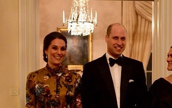 Фото дня: Кейт Миддлтон познакомилась с Алисией Викандер и уступила ей место рядом с принцем Уильямом