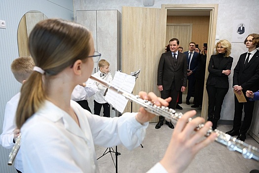 Татьяна Голикова посетила в Архангельске обновленное здание музыкальной школы