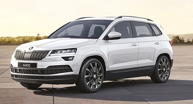 Появились снимки новой Skoda Karoq