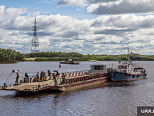 Паромам из ЯНАО в ХМАО сократили период навигации