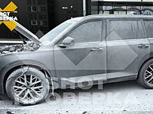 Кроссовер GAC загорелся на трассе М-12