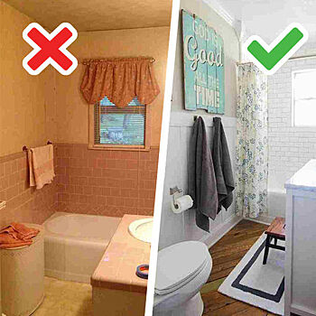 7 лайфхаков, как недорого обновить ванную комнату