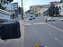 В Курске на улице Дзержинского поставили новую камеру на скорость