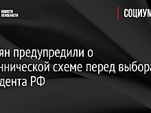 Россиян предупредили о мошеннической схеме перед выборами президента РФ