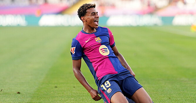 Ямаль забивает или ассистирует в 6 матчах подряд – с 1/8 финала Евро-2024. Сегодня – гол «Атлетику»