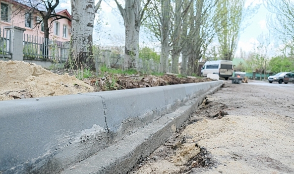 На улице Нильской в Волгограде начался первый этап реконструкции дороги