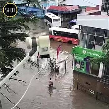 На спасение тонущего Туапсе вместо экстренных служб вышла женщина со шваброй