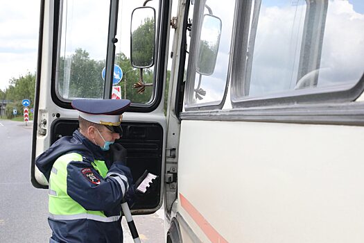 Сотрудники госавтоинспекции задержали пьяного водителя автобуса в Нижнем Новгороде
