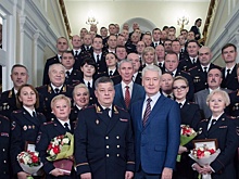 Мэр Москвы Сергей Собянин наградил полицейских из СЗАО