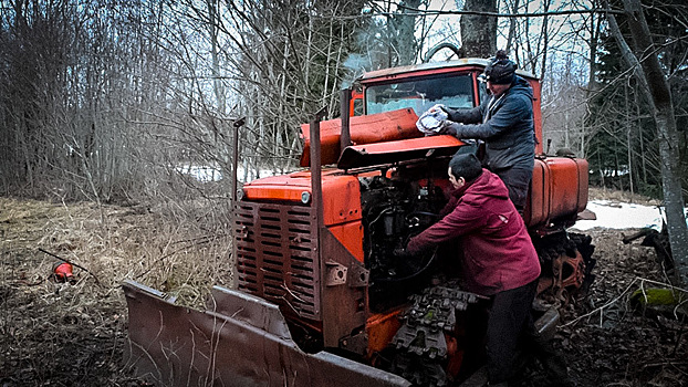 Запуск трактора ДТ-75 после 10-летнего простоя