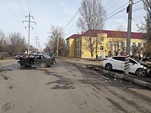 В сети появилось видео вчерашнего ДТП в Энгельсе